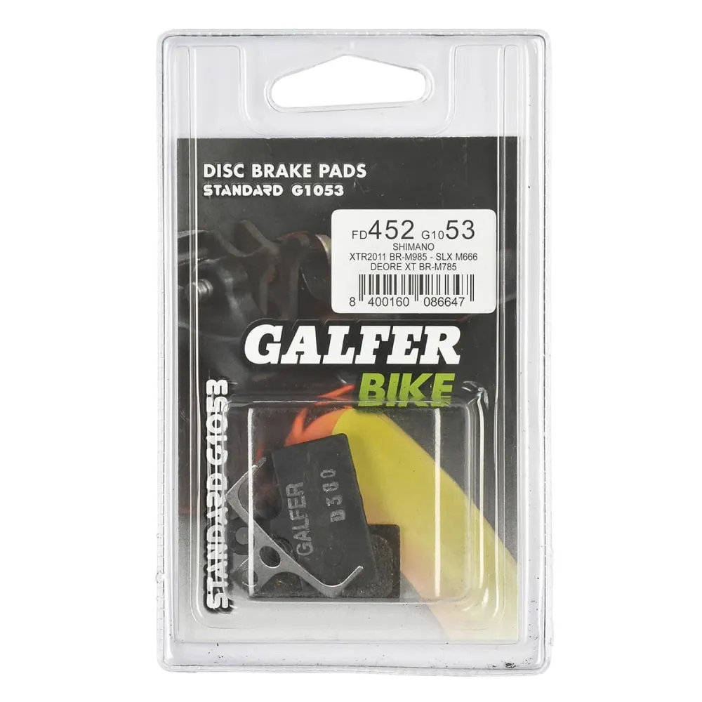 GALFER PERFORMANCE Shimano XTR / XT / SLX / Alfine semi-metallic remblokken