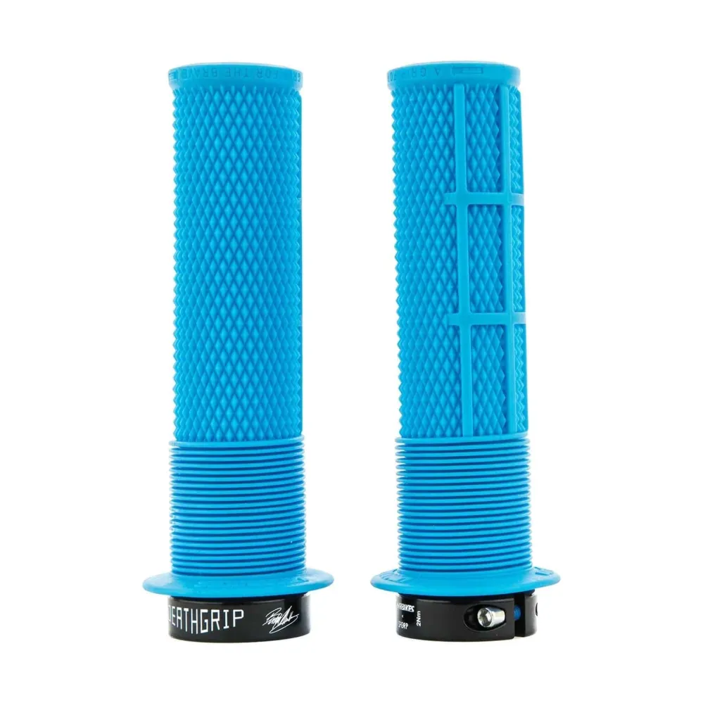 Handvatten DMR DEATHGRIP Flens Medium Lock-on Blauw