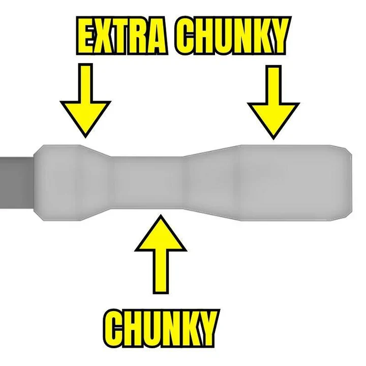 Handvatten ESI FIT XC (EXTRA CHUNKY/CHUNKY COMBO) 130 mm Oranje