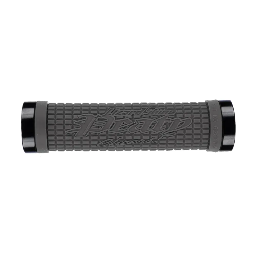 Handvatten LIZARD SKINS PEATY SIGNATURE Lock-On Grijs