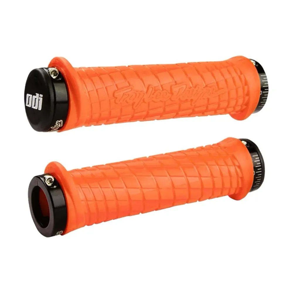 Handvatten ODI TROY LEE DESIGNS Lock-On 130 mm Oranje