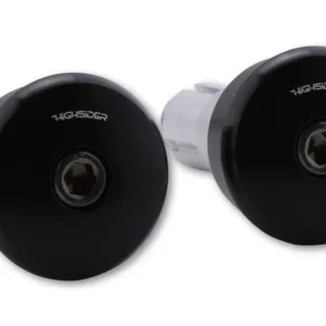 HIGHSIDER pro Curve Handlebar Ends Black (Pair)