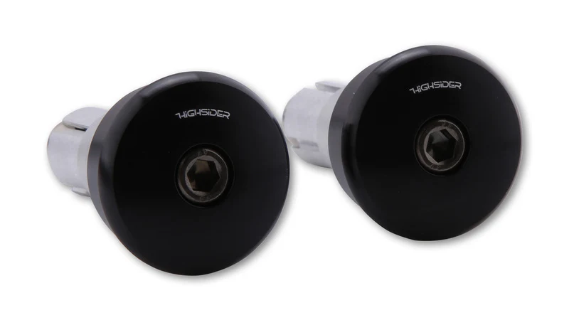 HIGHSIDER pro Curve Handlebar Ends Black (Pair)