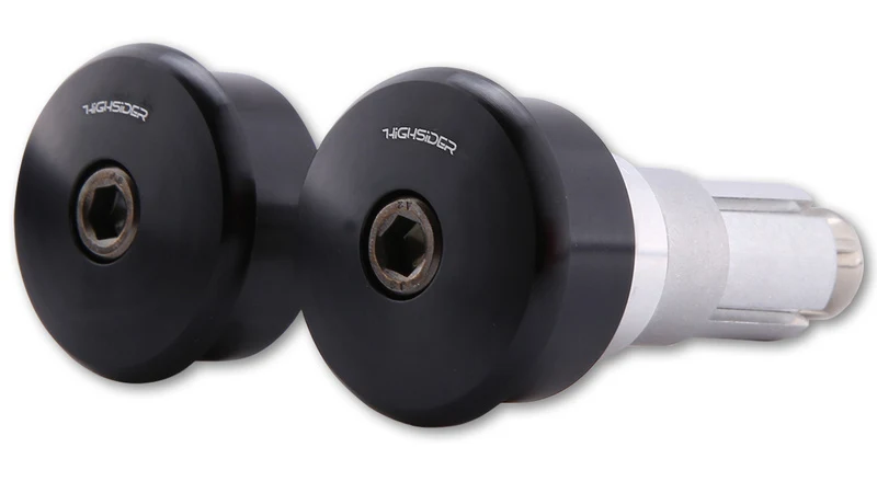 HIGHSIDER pro Curve Handlebar Ends Black (Pair)