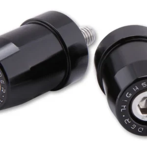 HIGHSIDER pro Handlebar Ends Black M8 Kawasaki (Pair)