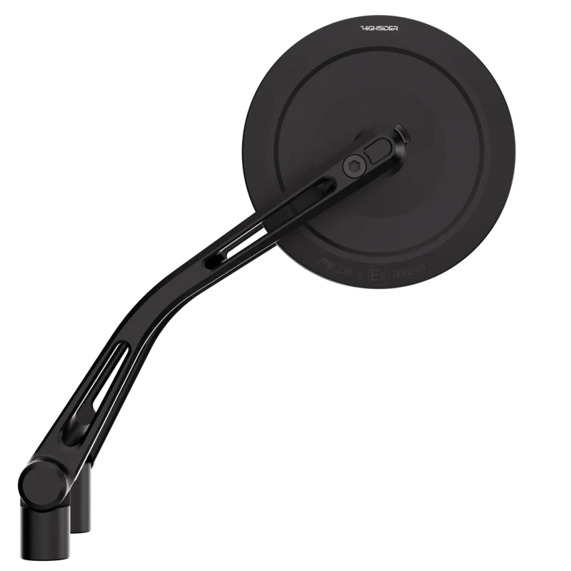 HIGHSIDER pro Handlebar Mirror Montana-Slim Black (Pair)