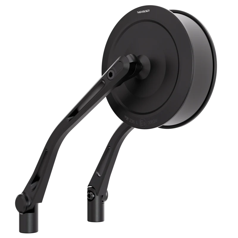 HIGHSIDER pro Handlebar Mirror Montana-Slim Black (Pair)