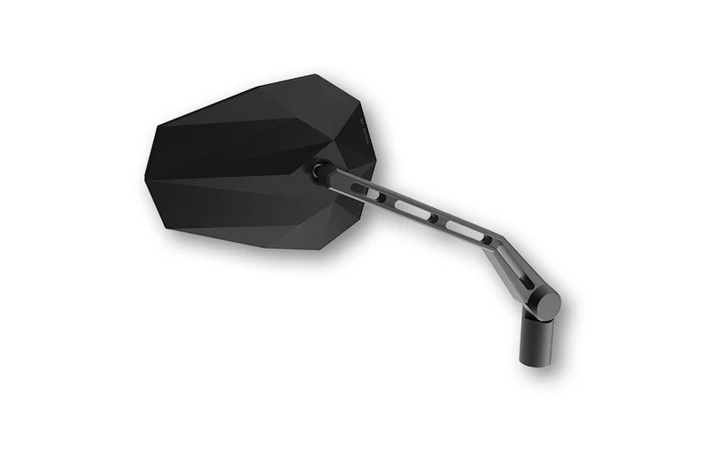 HIGHSIDER pro Handlebar Mirror Stealth-X1 Black (Pair)