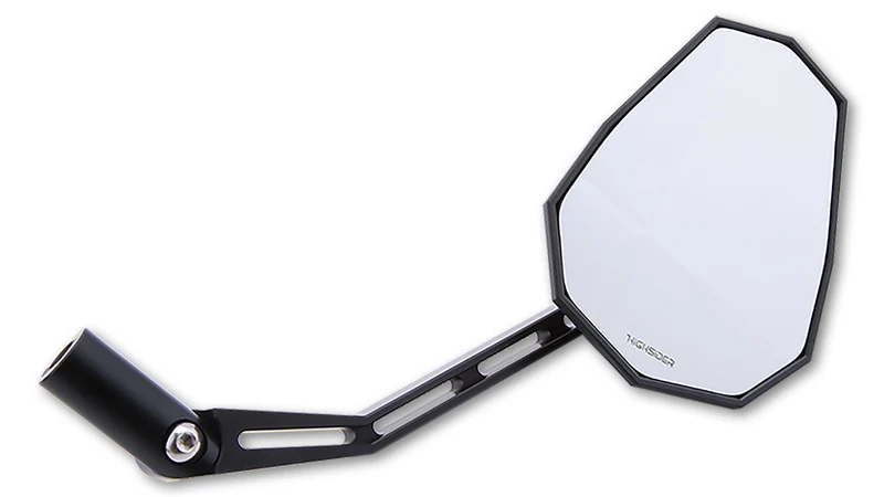 HIGHSIDER pro Handlebar Mirror Stealth-X1 Black (Pair)