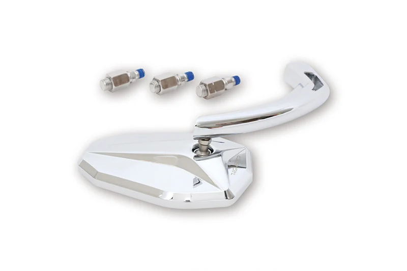 HIGHSIDER pro Handlebar Mirror Victory Chrome (Pair)
