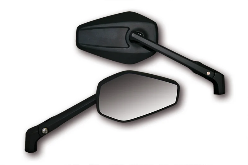 HIGHSIDER smart Handlebar Mirror Booster 2 Black (Pair)