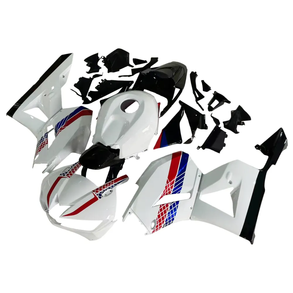 Amotopart 13-26 US-versie. & 13-23 Europese versie F5 CBR600RR Honda Rood&Bblauwe Style3 kuipset