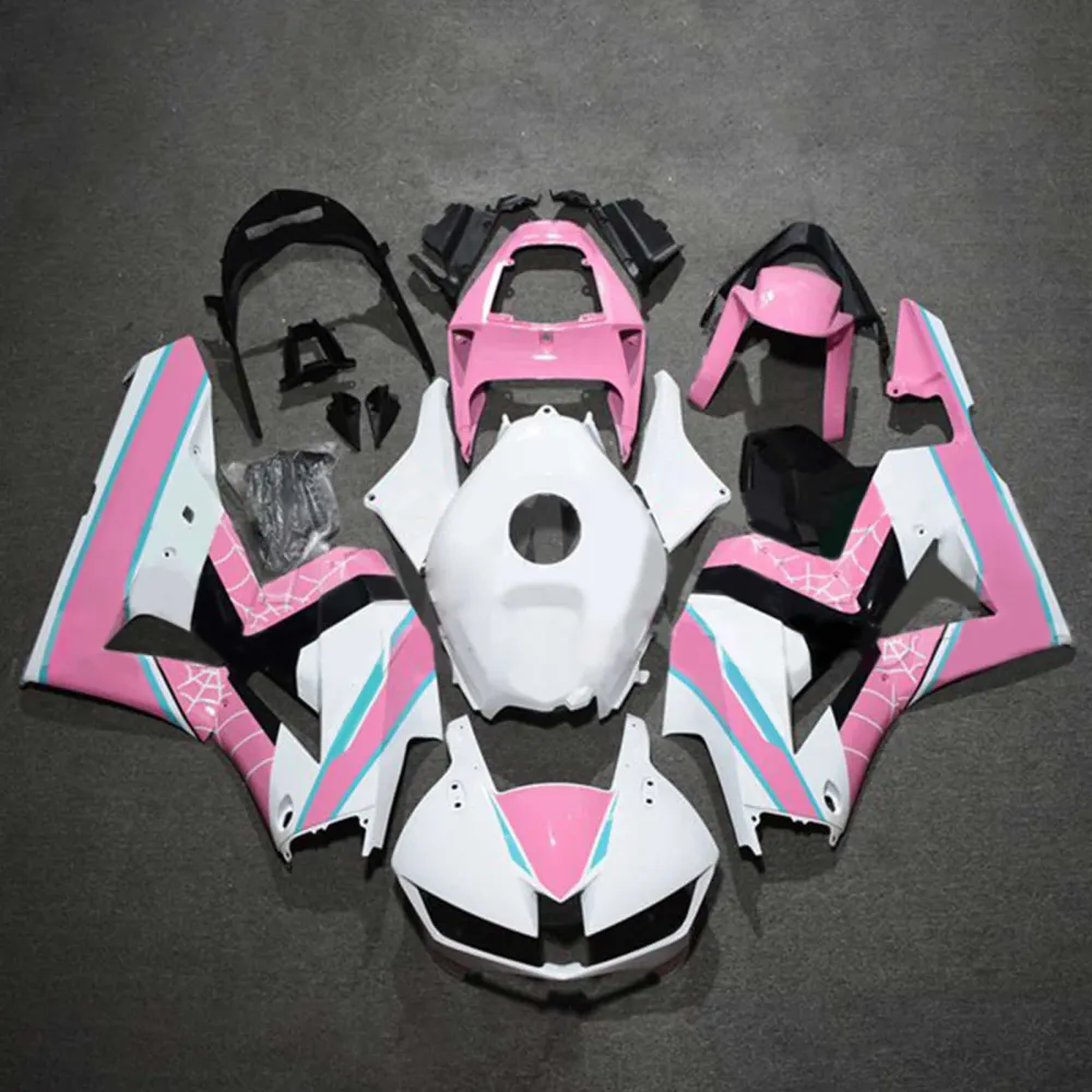 Amotopart 13-26 US-versie. & 13-23 Europese versie F5 CBR600RR Honda Wit&Pinkt Kuipset