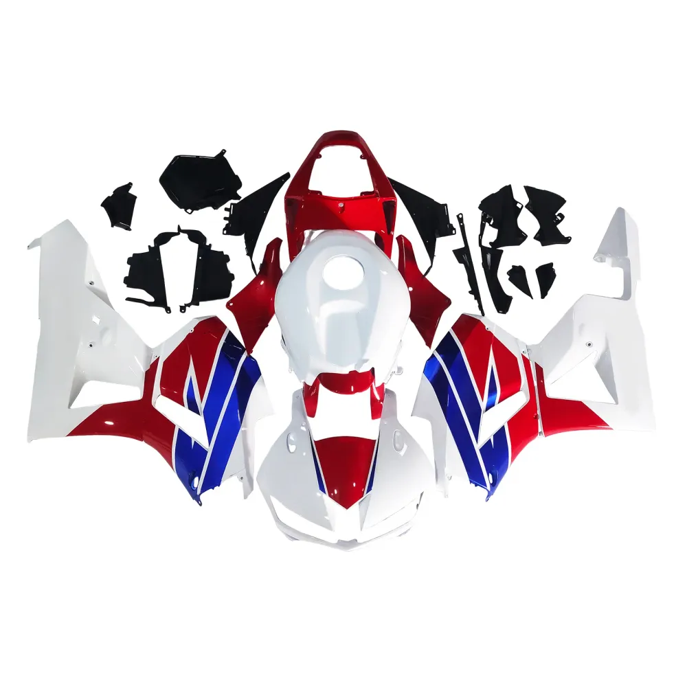 Amotopart 13-26 US-versie. & 13-23 Europese versie Honda CBR600 Kuip Rood&Bblauwe Style2 Kit