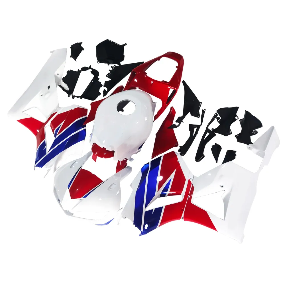 Amotopart 13-26 US-versie. & 13-23 Europese versie Honda CBR600 Kuip Rood&Bblauwe Style2 Kit