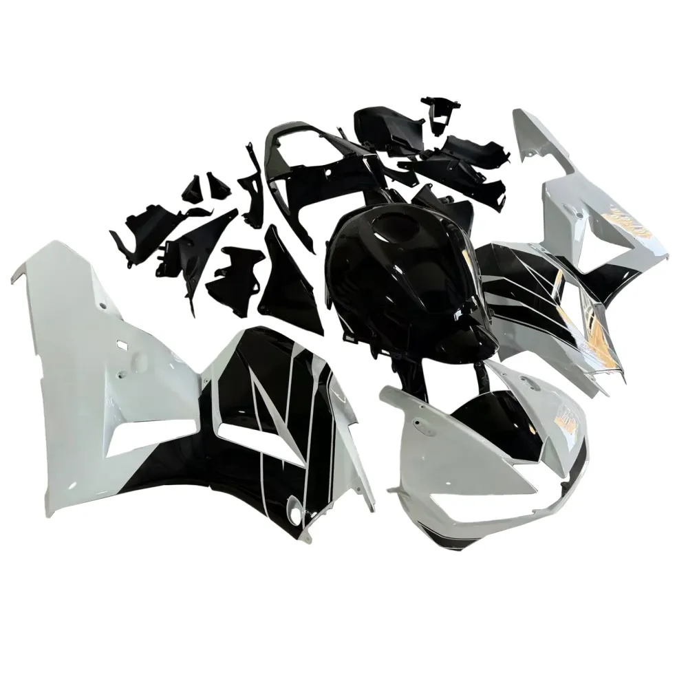 Amotopart 13-26 US-versie. & 13-23 Europese versie Honda CBR600 Kuip Wit&BLack Style2-kit