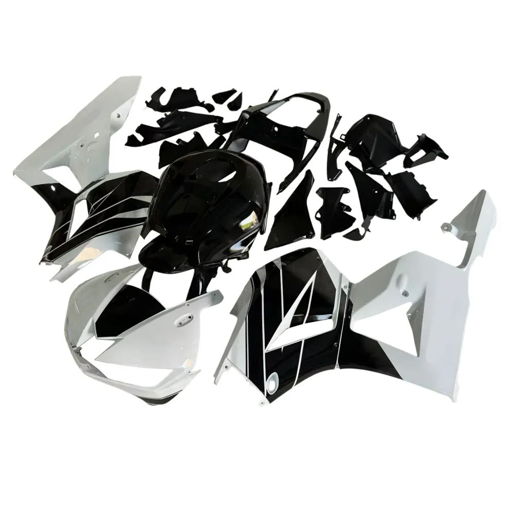 Amotopart 13-26 US-versie. & 13-23 Europese versie Honda CBR600 Kuip Wit&BLack Style2-kit