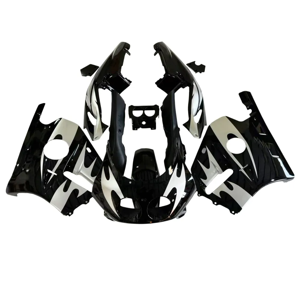 Amotopart 1990-1998 CBR250RR MC22 HONDA MATTE BLACK & GRIJS KUIST KIT