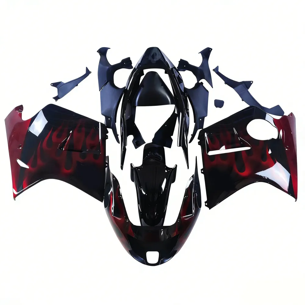Amotopart 1996-2007 CBR1100XX SuperBlackBird Honda Rood&Bontbrekende kuipset