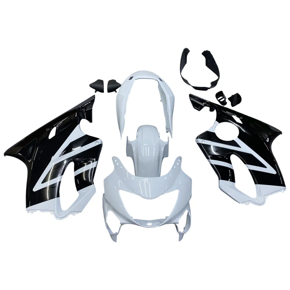 Amotopart 1999-2000 CBR600 F4 Honda White & Black Fairing Kit