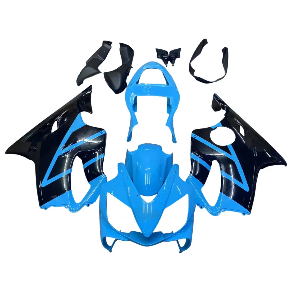 Amotopart 2001-2003 Honda CBR600F4i Fairing Blue & Black Kit