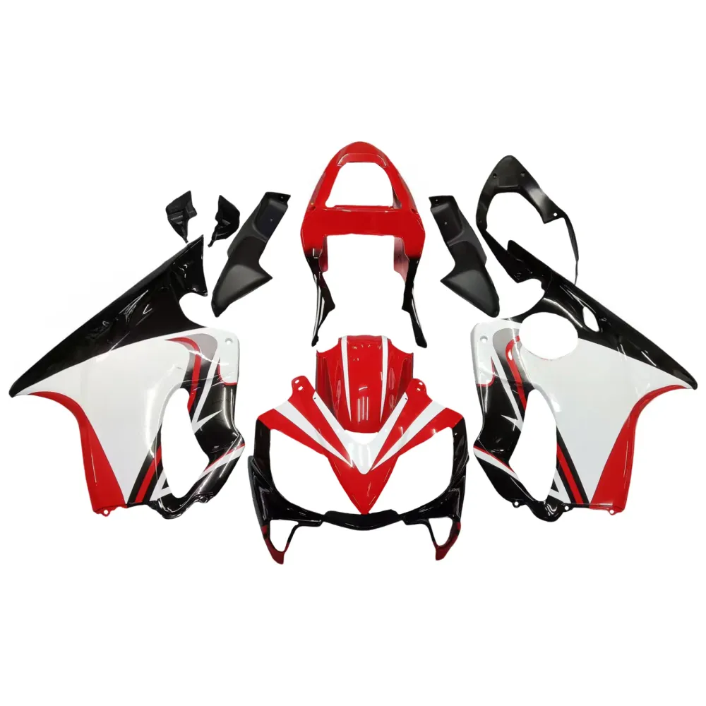 Amotopart 2001-2003 Honda CBR600F4i Fairing Red & Black Style4 Kit