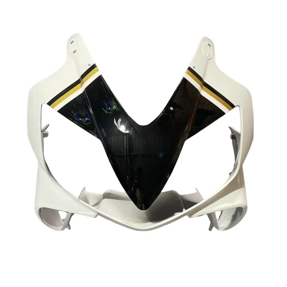 Amotopart 2001-2003 Honda CBR600F4I WIT & BLACK STYLE 2 Lucky Strike Fairing Kit