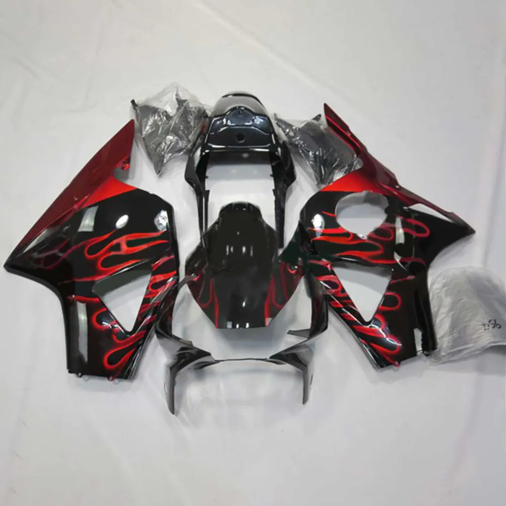Amotopart 2002-2003 CBR 954 Honda Black & Red Fairing Kit