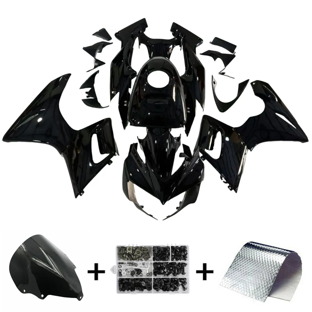 Amotopart 2002-2006 Honda CBR125R Gloss Black Fairing Kit