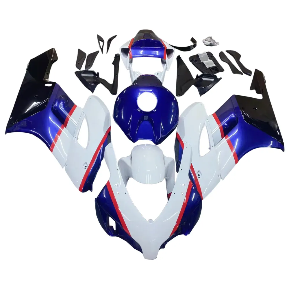 Amotopart 2004-2005 Honda CBR1000RR Red & White Style4 Fairing Kit