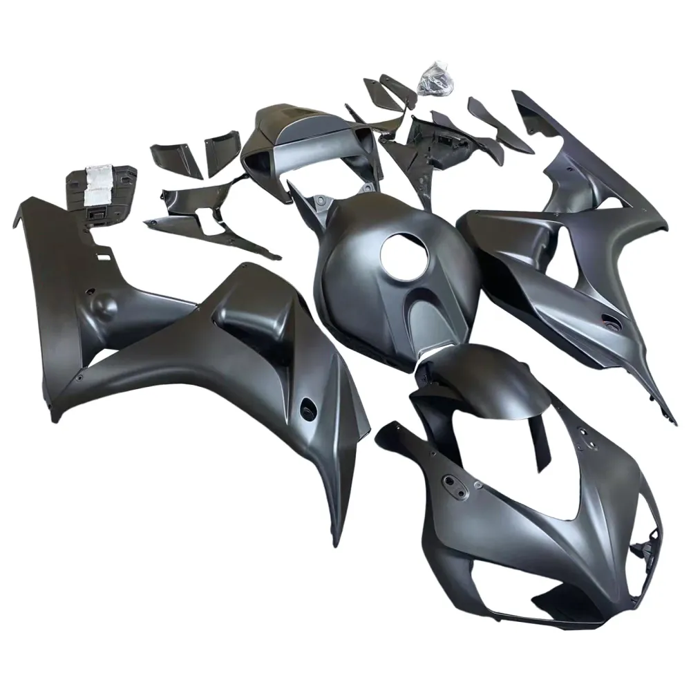 Amotopart 2006-2007 Honda CBR1000RR Black & Red met lijnbeurskit
