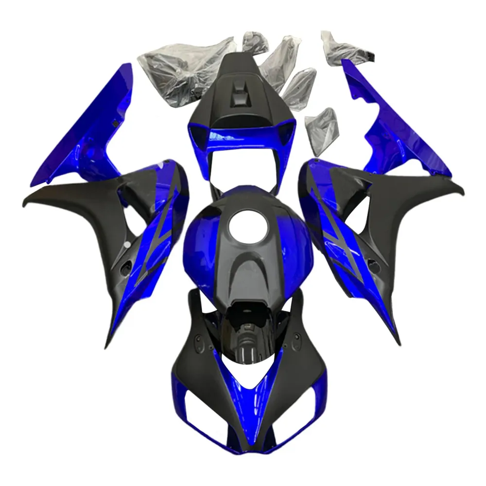 Amotopart 2006-2007 Honda CBR1000RR Blue & Black Fairing Kit