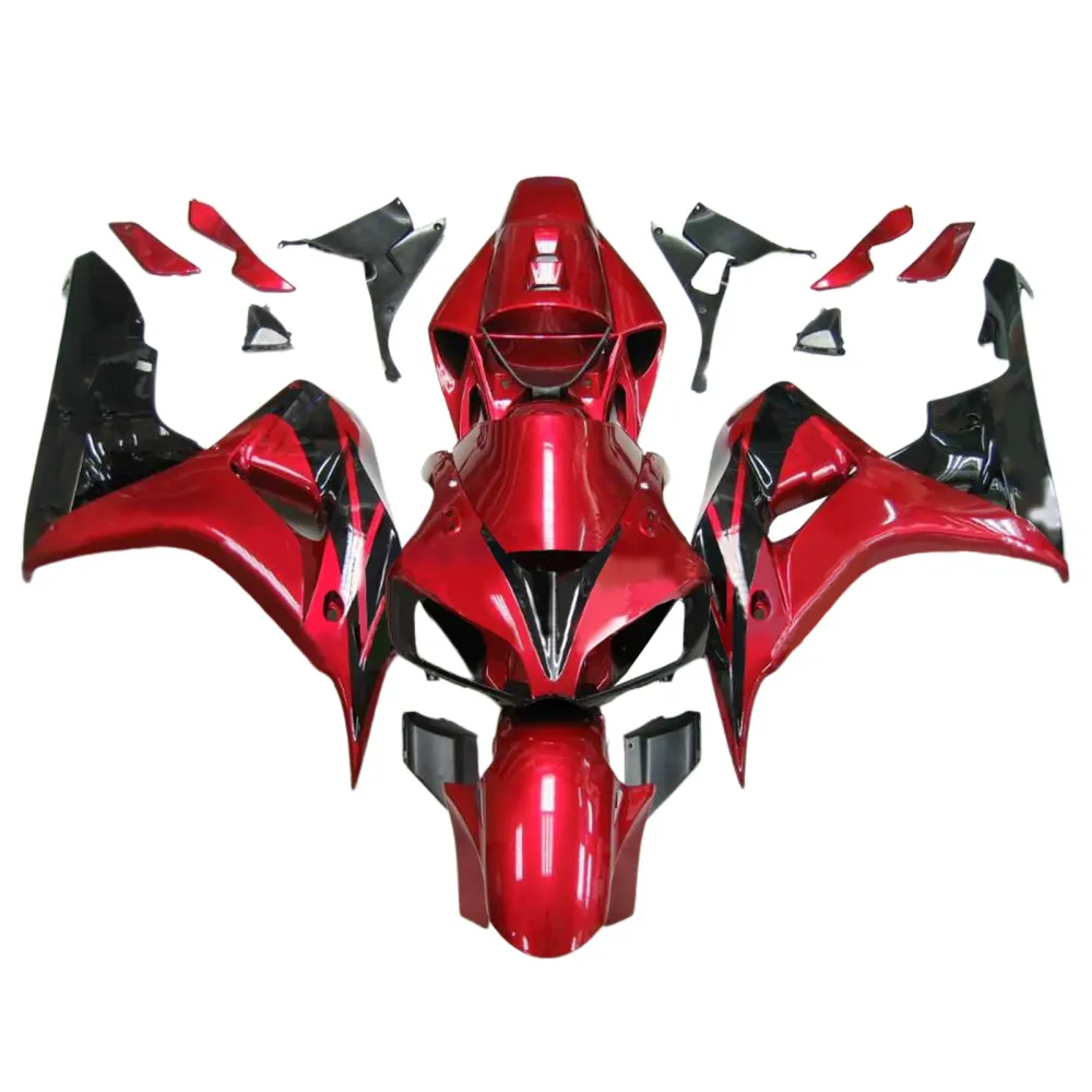 Amotopart 2006-2007 Honda CBR1000RR Kuipset Rood Zwart Sliver