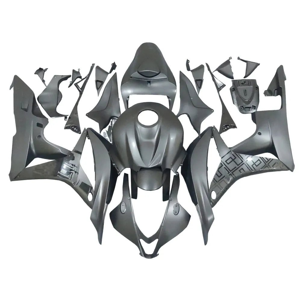 Amotopart 2007-2008 Honda CBR600 Fairing Black Kit