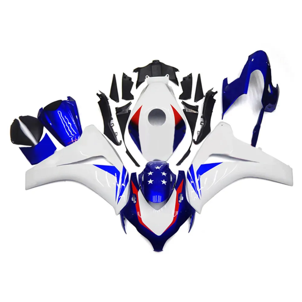 Amotopart 2008-2011 Honda CBR1000RR Blue & White Rooting Kit