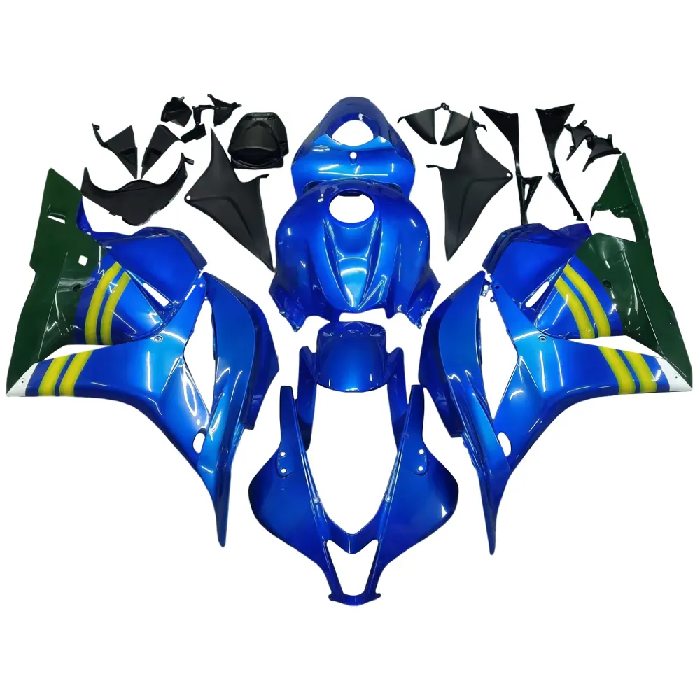 Amotopart 2009-2012 Honda CBR600RR Blue & Green Fairing Kit
