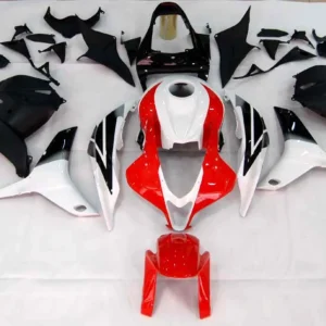 Amotopart 2009-2012 Honda CBR600RR Red & White Fairing Kit