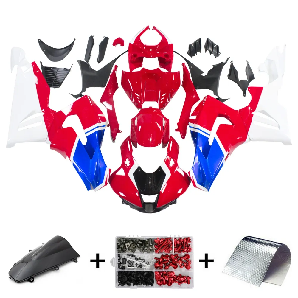 Amotopart Honda CBR1000RR-R 2020-2023 Blue & Red Style4 Fairing Kit