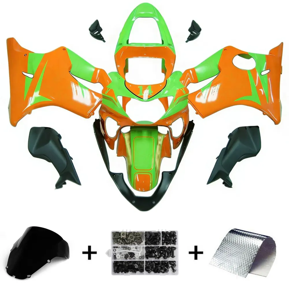Amotopart kuip geel voor Honda CBR600F4i 2001-2003&Oreeks Kit