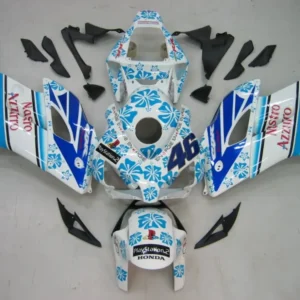 Amotopart-kuipen Honda CBR1000RR 2004-2005 Fairing Multi-colour No.46 Floral Racing Fairing Kit