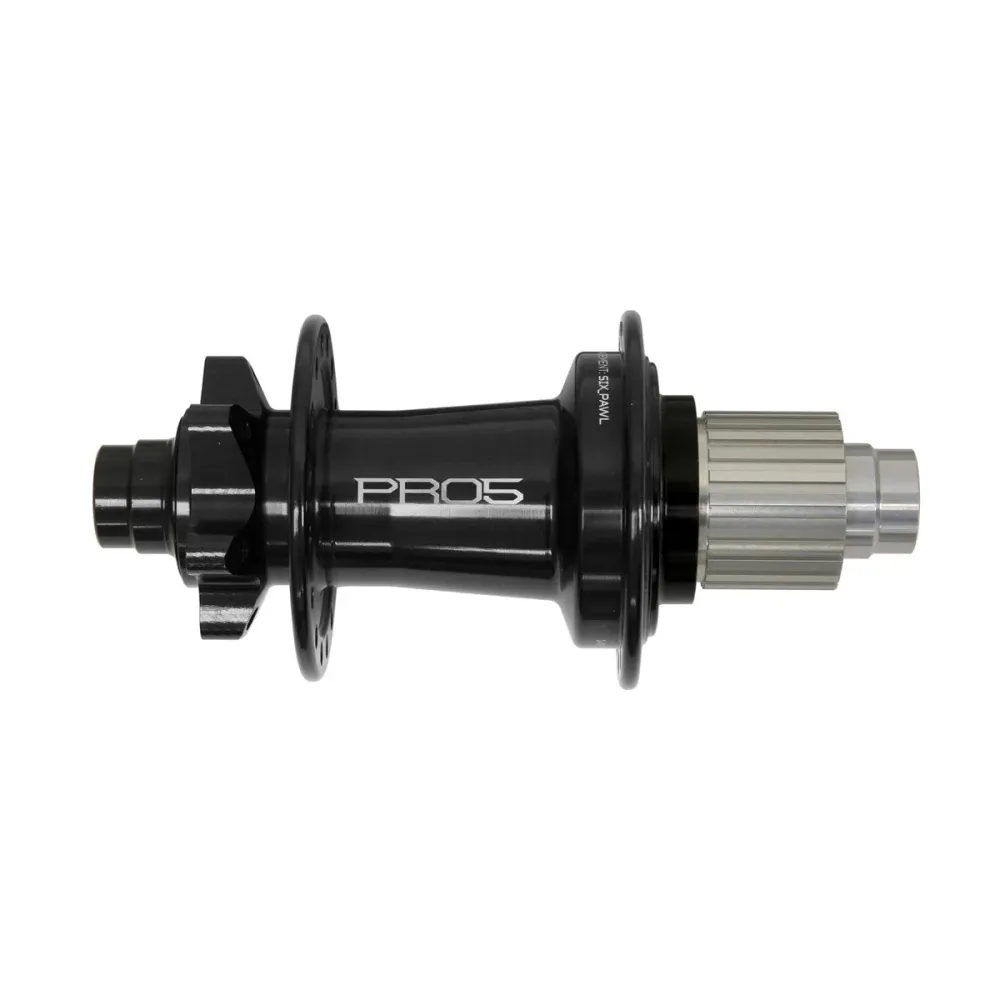 HOPE PRO 5 Achternaaf 12x135/142mm Boost 6 Gaten Zwart