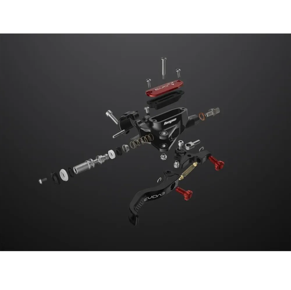 HOPE TECH 4 EVO GR4 Aviation achterrem Zwart/Zwart