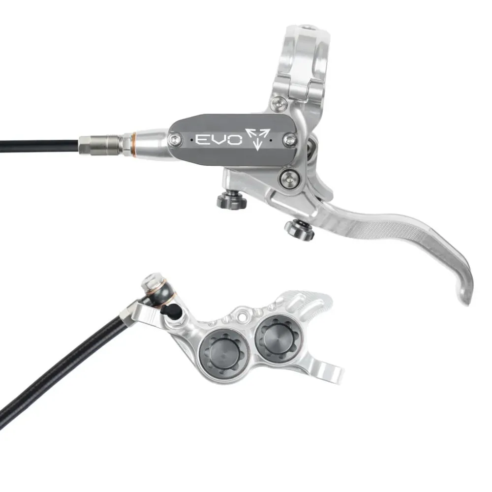 HOPE TECH 4 EVO GR4 Voorrem Zilver/Rook