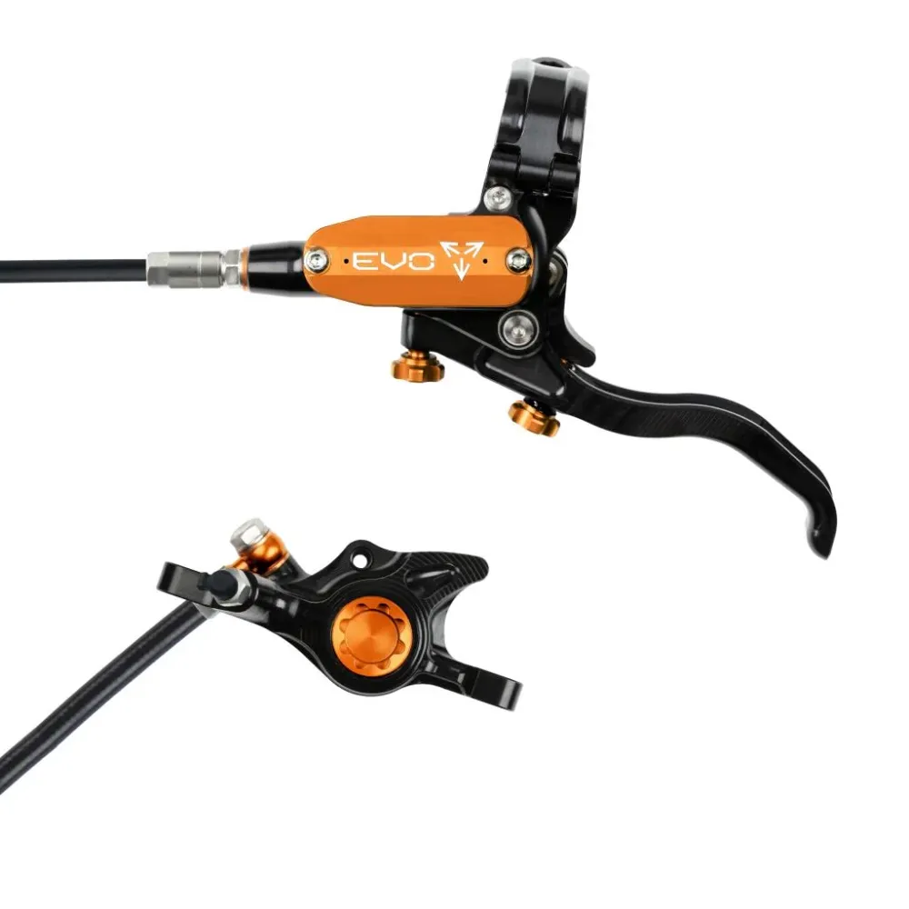 HOPE TECH 4 EVO X2 PM voorrem Zwart/Oranje