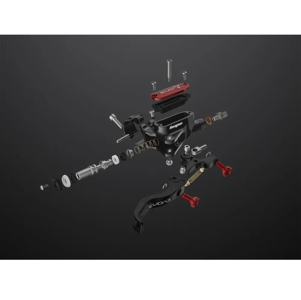 HOPE TECH 4 EVO X2 PM Zilver/Zwart Voorrem