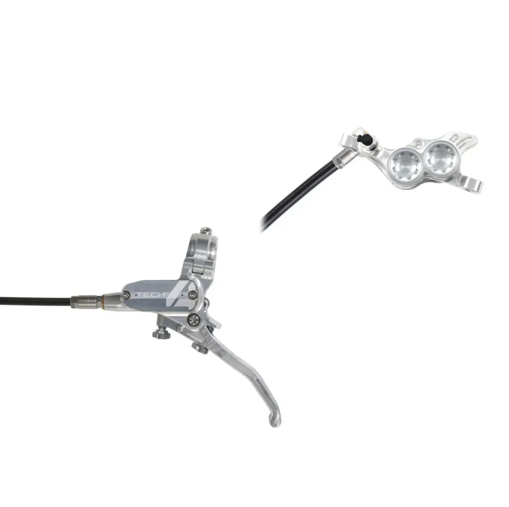 HOPE TECH 4 E4 Voorrem Zilver