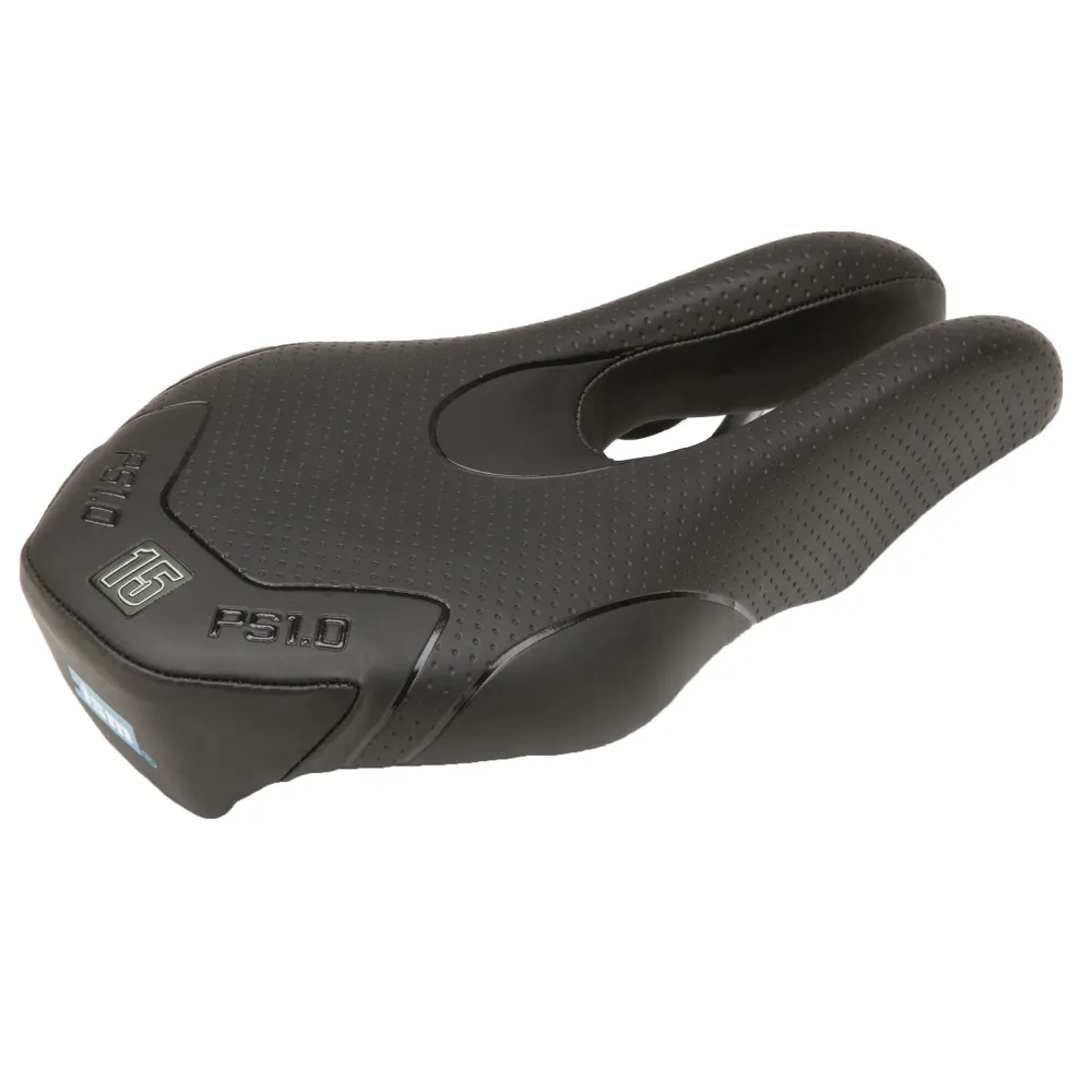 ISM PS 1.0 130mm Zadel Titanium Rails Zwart