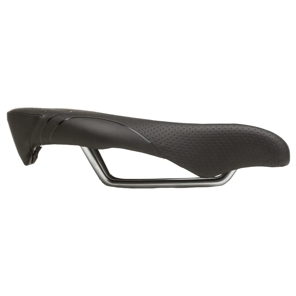 ISM PS 1.0 130mm Zadel Titanium Rails Zwart