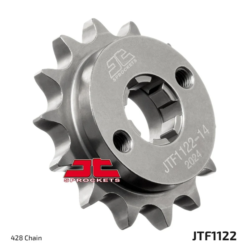 JT SPROCKETS Staal standaard voortandwiel 1122 - 428