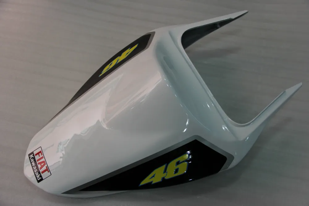 Amotopart 2003-2004 Kawasaki ZX6R Kuip Wit&Bblauwe kit